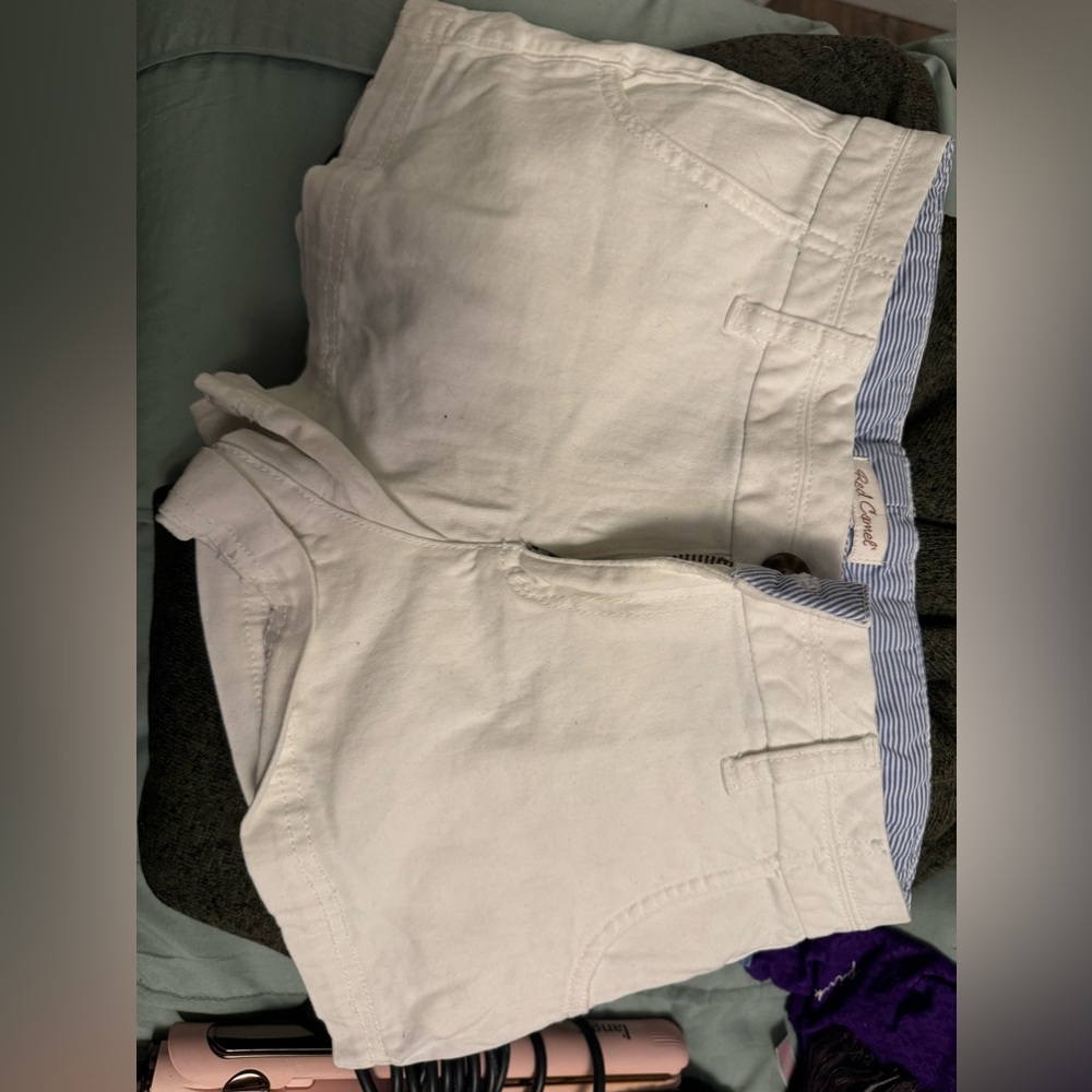 White shorts